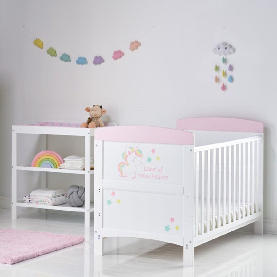 Nursery & Home Obaby 2 Piece Sets | Obaby Grace 2 Piece Room Set Unicorn | Obaby Grace | Millie & Ralph