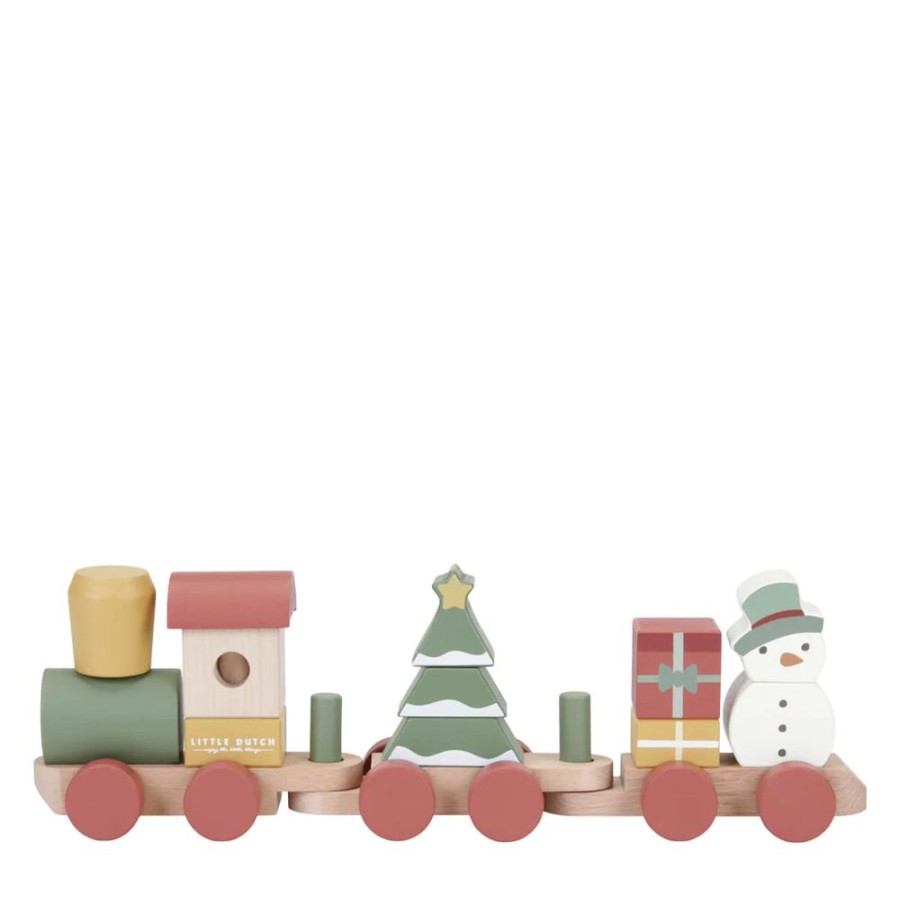 Nursery & Home Little Dutch Baby Playtime | Little Dutch Christmas Stacking Train