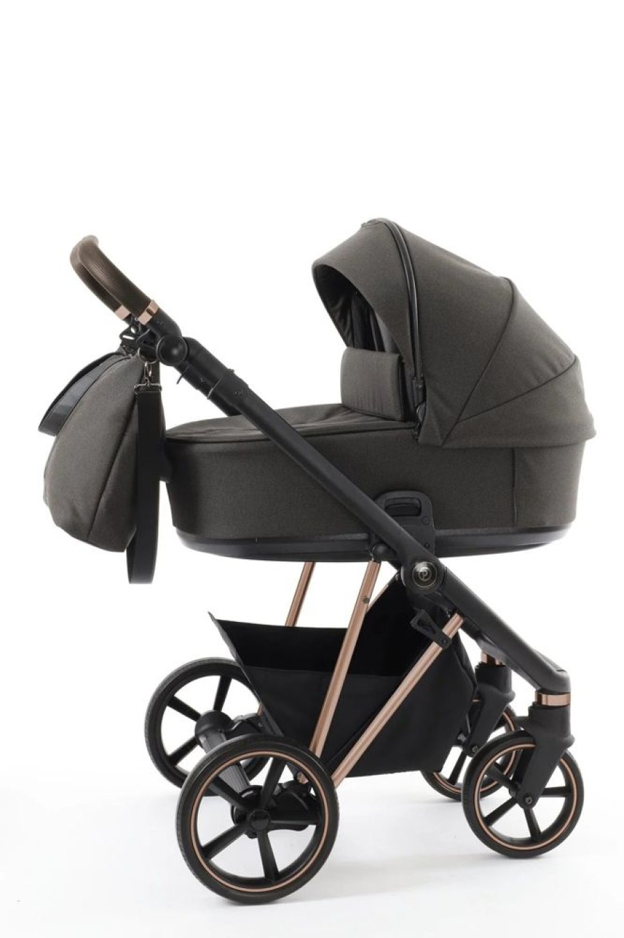 Prams & Pushchairs BabyStyle | Babystyle Prestige Vogue Bundle - Earth With Copper Chassis & Brown Ha