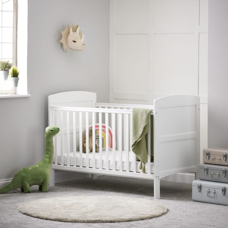 Nursery & Home Obaby 3 Piece Sets | Obaby Grace 3 Piece Room Set - White | Obaby Grace | Millie & Ralph