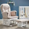 Nursery & Home Obaby Nursing Chairs | Obaby Reclining Glider Chair & Stool - Sand