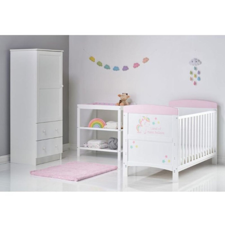 Nursery & Home Obaby 2 Piece Sets | Obaby Grace 3 Piece Room Set Unicorn | Obaby Grace | Millie & Ralph