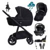 Prams & Pushchairs Cosatto | Cosatto Wow Continental Acorn I-Size Car Seat & Base Bundle - Silhouet