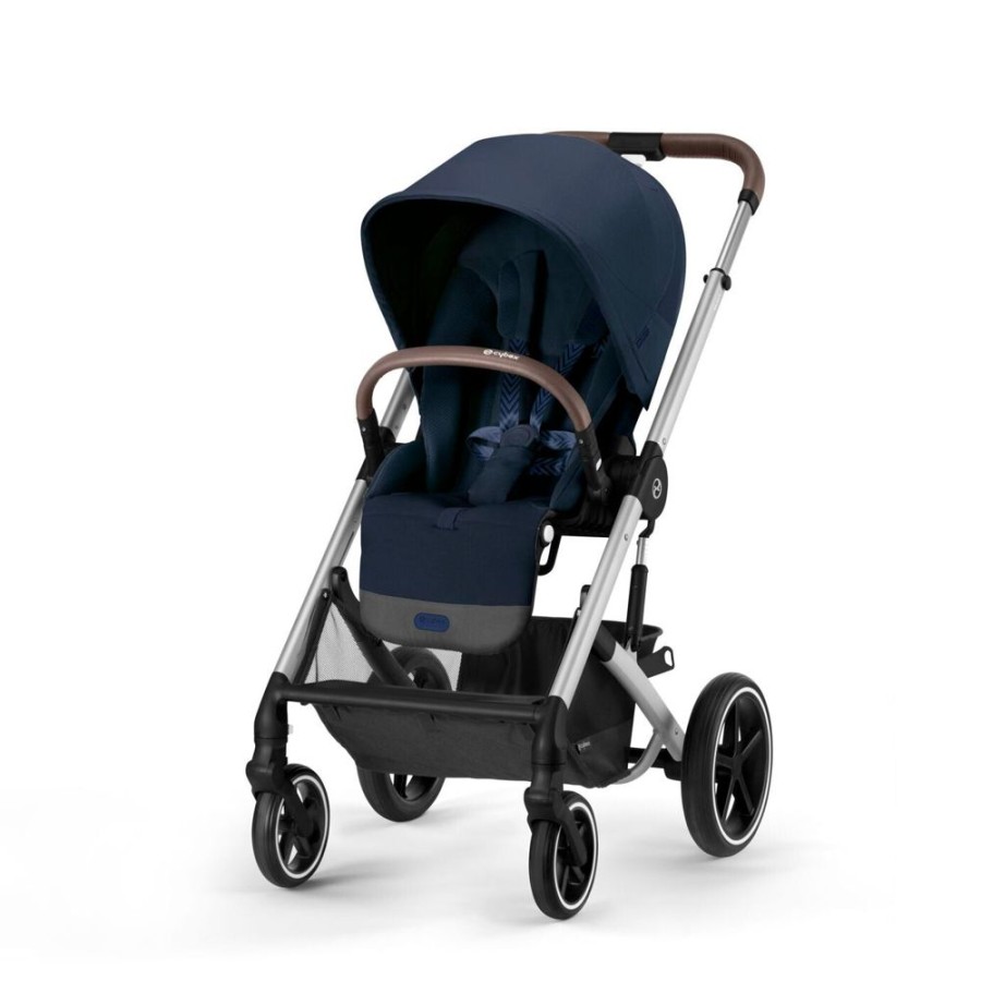 Prams & Pushchairs Cybex | Cybex Balios S Lux Essential Bundle - Ocean Blue