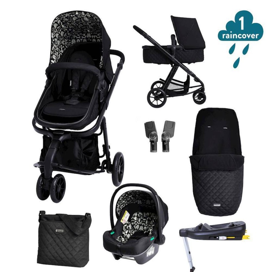 Prams & Pushchairs Cosatto | Cosatto Giggle 2 In 1 I-Size Everything Bundle - Silhouette