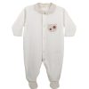 Clothing Millie & Ralph Sleepsuits | Spotty Collar All In One With Snowflakes