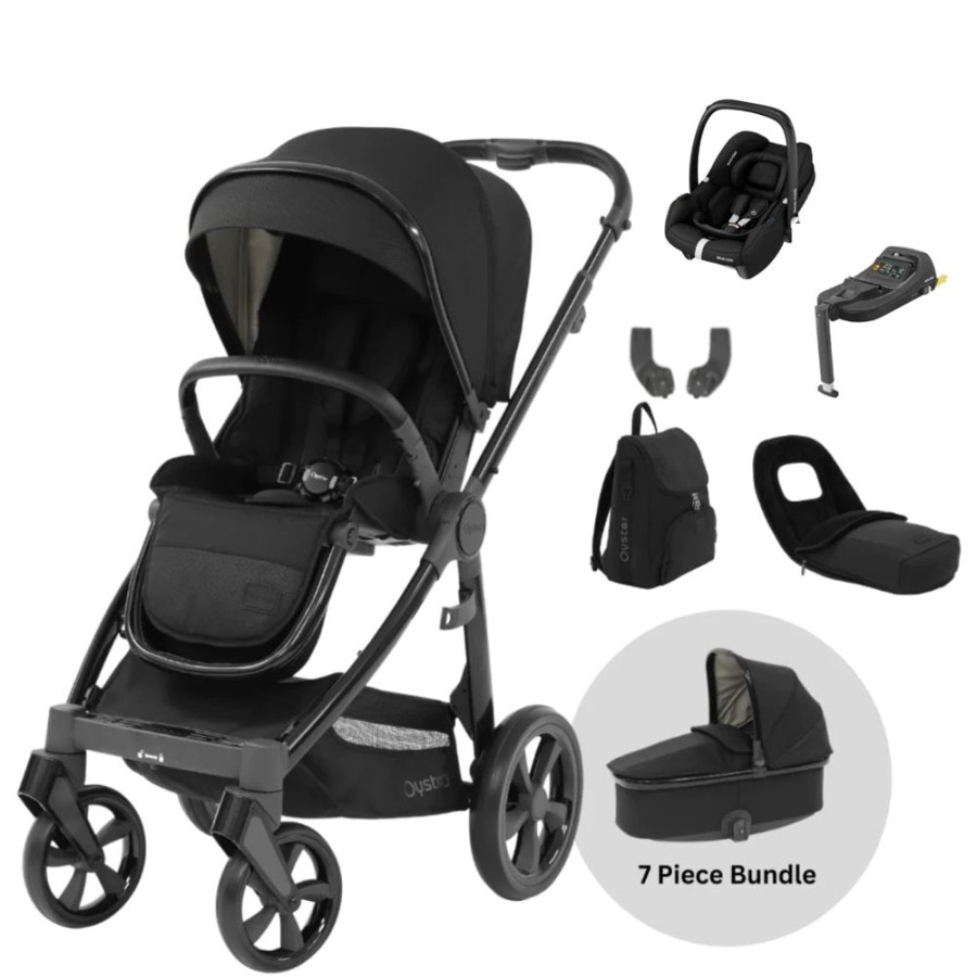 Prams & Pushchairs BabyStyle | Oyster 3 Luxury 7 Pc Travel System Bundle With Maxi-Cosi Cabriofix Car