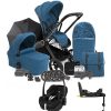 Prams & Pushchairs iCandy | Icandy Core Complete Bundle With Pebble 360 Pro & Base - Atlantis Blue