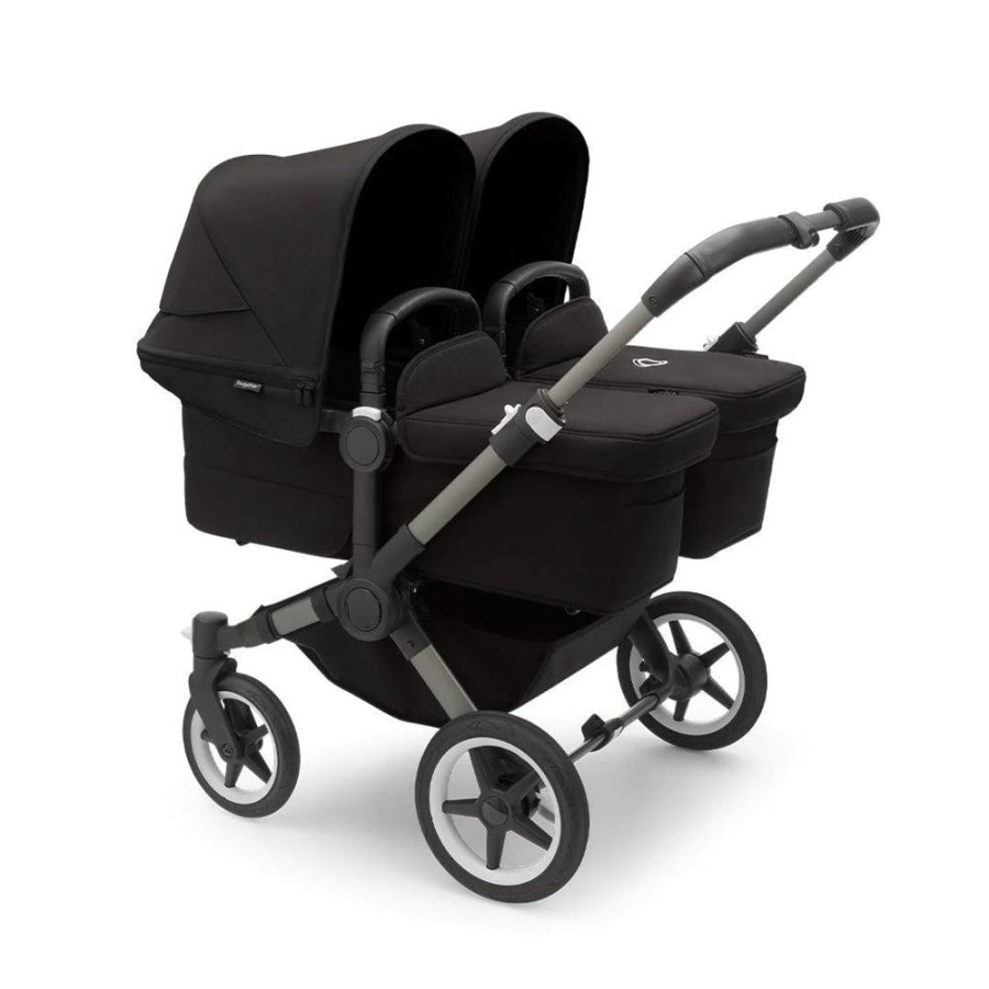 Prams & Pushchairs Bugaboo | Bugaboo Donkey 5 Twin Pushchair - Graphite/Midnight Black