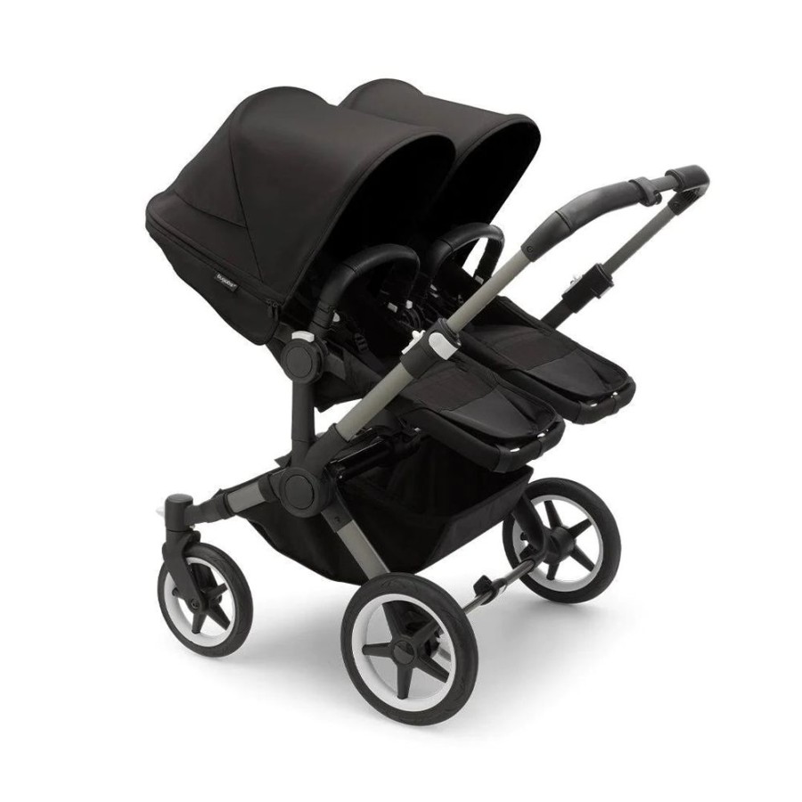 Prams & Pushchairs Bugaboo | Bugaboo Donkey 5 Twin Pushchair - Graphite/Midnight Black