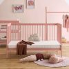 Nursery & Home CuddleCo Cots & Cotbeds | Cuddleco Nola Cot Bed - Soft Blush Pink