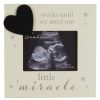 Nursery & Home Millie & Ralph Gifts | Countdown Scan Frame - Little Miracle