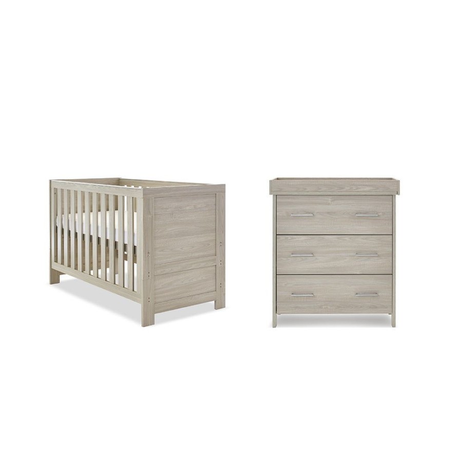 Nursery & Home Obaby 2 Piece Sets | Obaby Nika 2Pc Nursery Furniture - Grey Wash