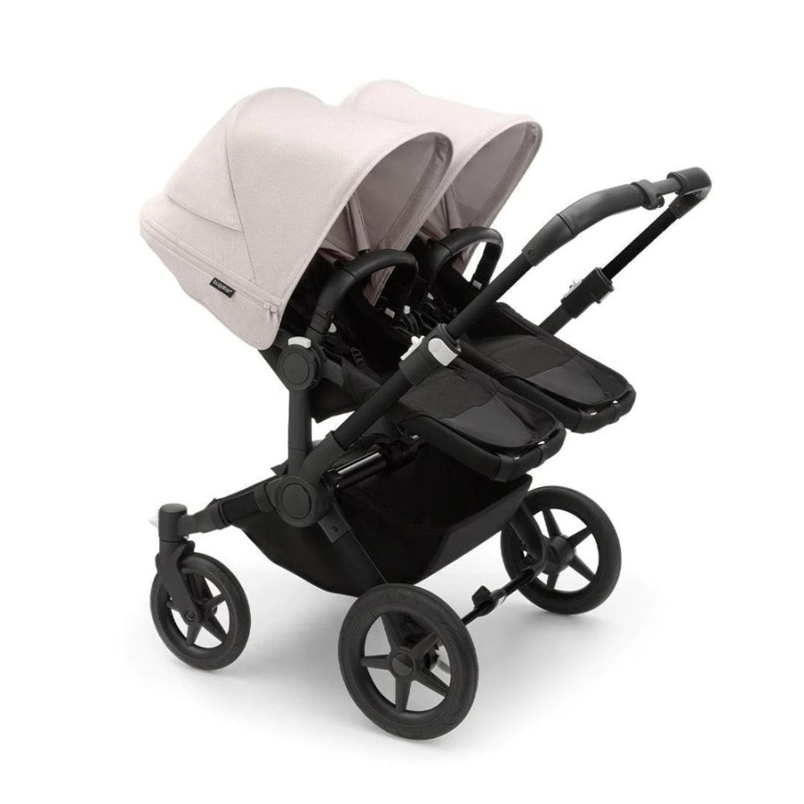 Prams & Pushchairs Bugaboo | Bugaboo Donkey 5 Twin Pushchair - Black/Misty White