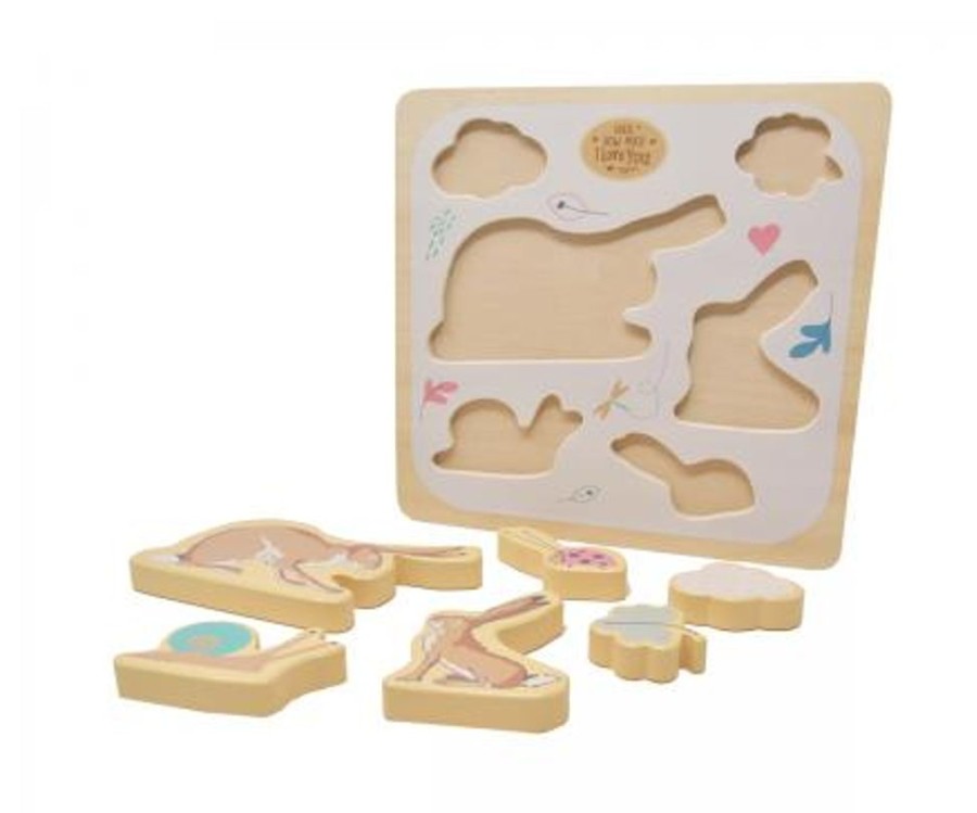 Nursery & Home Guess How Much I Love You Baby Playtime | Guess How Much I Love You' Wooden Shape Puzzle