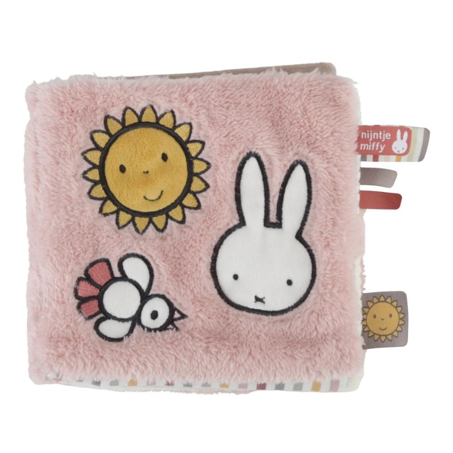 Nursery & Home Little Dutch Soft Toys | Little Dutch X Miffy Activity Book Fluffy Pink