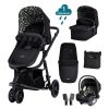 Prams & Pushchairs Cosatto | Cosatto Giggle 3 In 1 I-Size Accessories Bundle - Silhouette