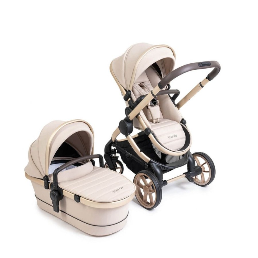 Prams & Pushchairs iCandy | Icandy Peach 7 Pushchair & Carrycot - Blonde/Biscotti