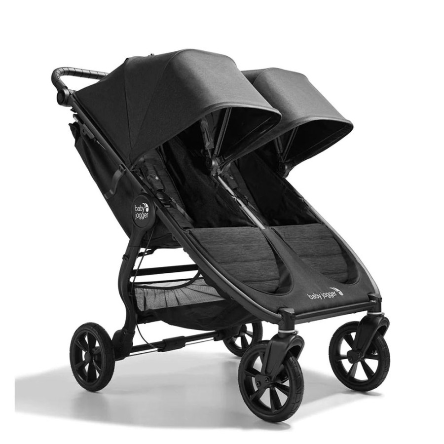 Prams & Pushchairs Millie & Ralph | Baby Jogger City Mini Gt2 Double Stroller - Opulent Black