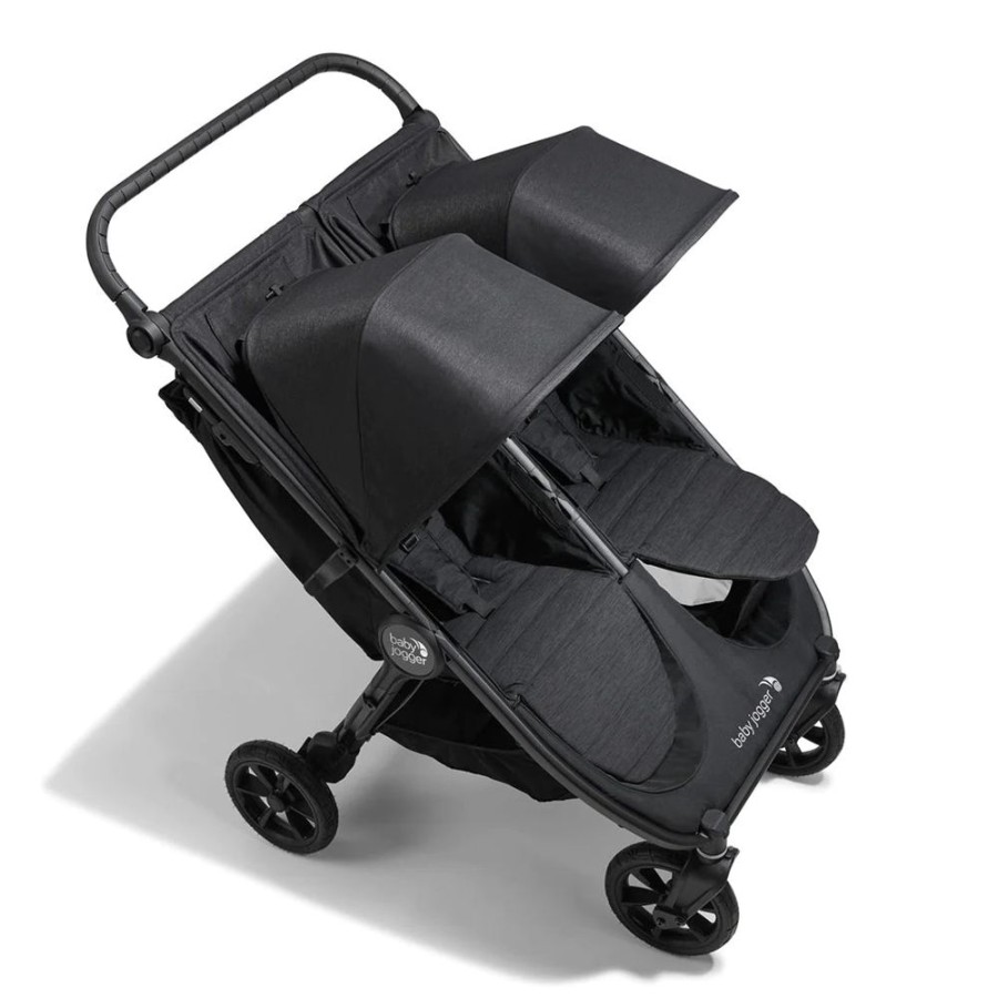 Prams & Pushchairs Millie & Ralph | Baby Jogger City Mini Gt2 Double Stroller - Opulent Black