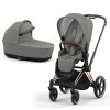 Prams & Pushchairs Cybex | Cybex Priam Pram Inc Lux Carrycot Conscious Collection - Pearl Grey