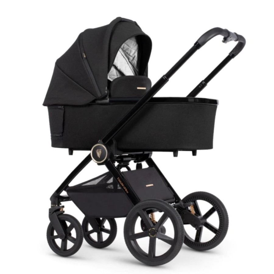 Prams & Pushchairs Venicci | Venicci Upline 3-In-1 Travel System Bundle - All Black