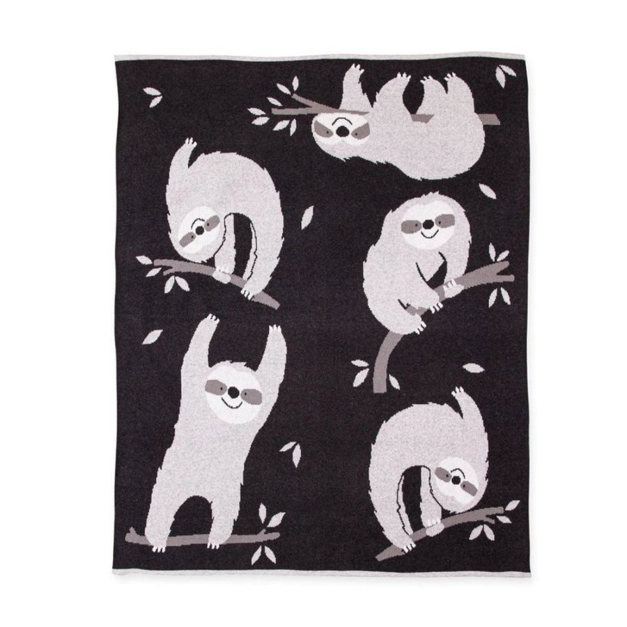 Nursery & Home Bizzi Growin Gifts | Slothtastic Sloth Knitted Blanket