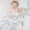 Nursery & Home Millie & Ralph Bedding & Sleepwear | Gilded Bird Bamboo Baby Muslin Blanket - Balloon Festival