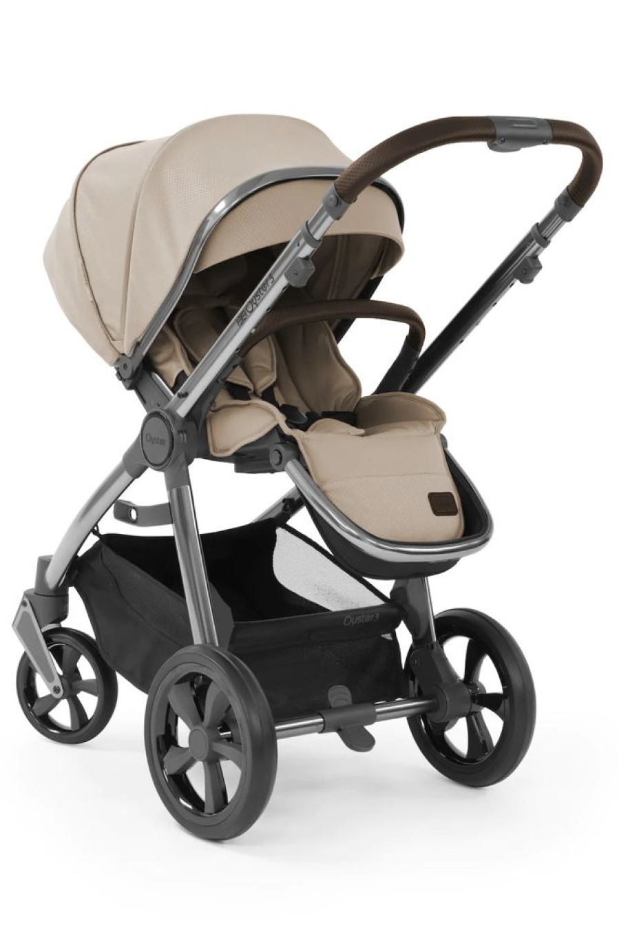 Prams & Pushchairs BabyStyle | Oyster 3 Stroller - Butterscotch/Gun Metal