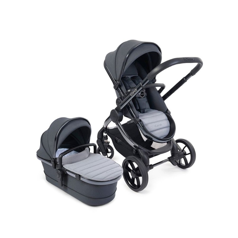 Prams & Pushchairs iCandy | Icandy Peach 7 Travel Bundle With Pebble 360 Pro & Base - Phantom/Truf