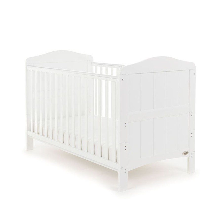 Nursery & Home Obaby 3 Piece Sets | Obaby Whitby 3 Piece Room Set - White | Obaby Whitby | Millie & Ralph