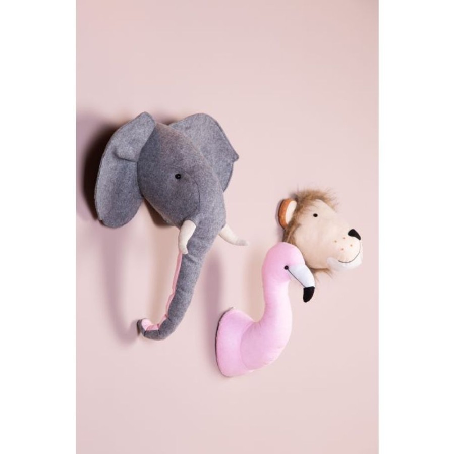 Nursery & Home Millie & Ralph Nursery Decor | Childhome Animal Wall Head - Flamingo