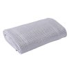 Nursery & Home Millie & Ralph Blankets | Grey Soft Cotton Cellular Cot Blanket