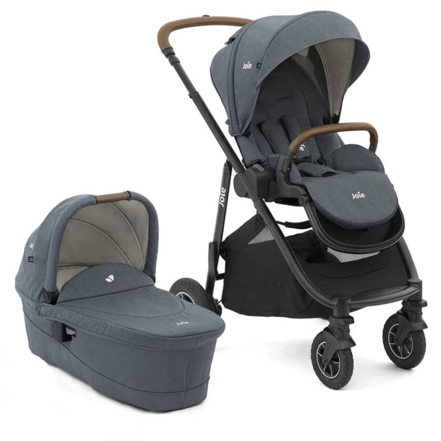 Prams & Pushchairs Joie | Joie Versatrax & Ramble Xl Carrycot Bundle - Lagoon