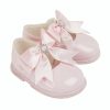 Clothing Baypods Shoes & Booties | Pink Bow & Diamante Hard Soled Shoes