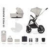 Prams & Pushchairs Venicci | Venicci Upline 2-In-1 Pram Package - Moonstone