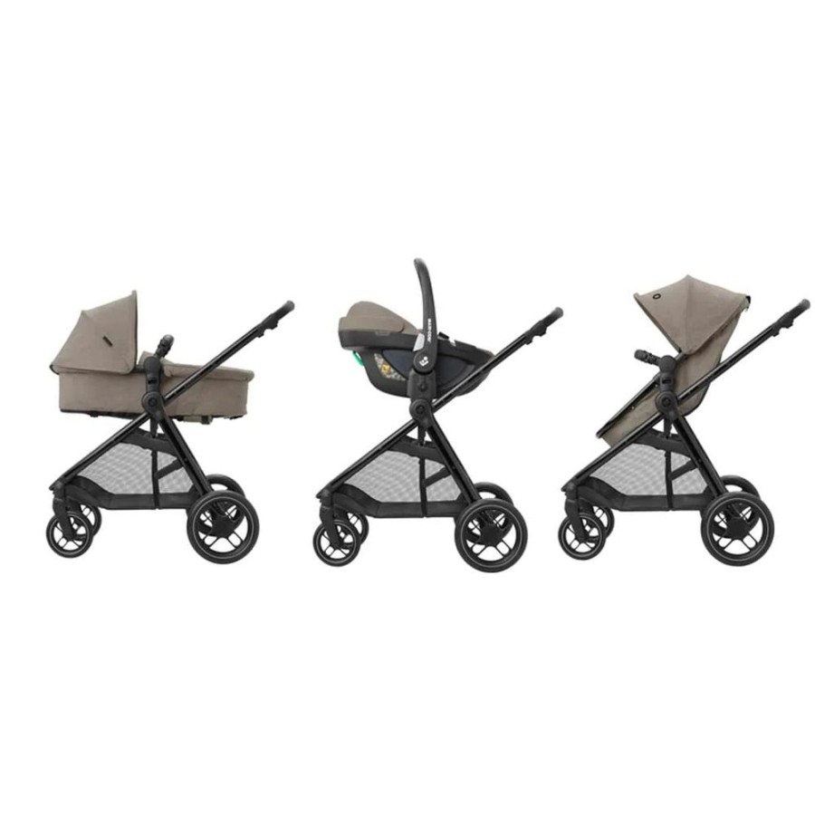 Prams & Pushchairs Millie & Ralph | Maxi-Cosi Zelia Luxe 2-In-1 Pushchair - Twillic Truffle