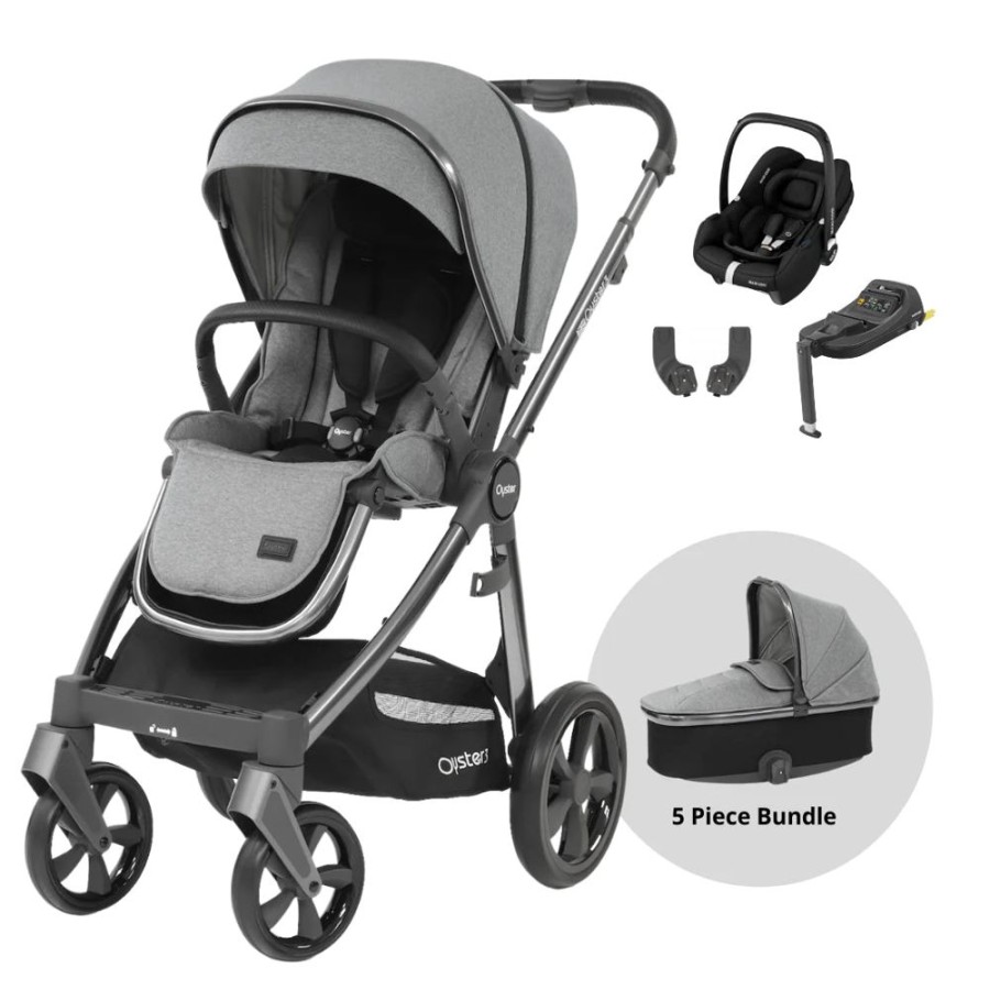 Prams & Pushchairs BabyStyle | Oyster 3 Essential 5 Pc Travel System Bundle With Maxi-Cosi Cabriofix