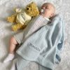 Personalised Millie & Ralph | Personalised Name Blue Cotton Cellular Blanket