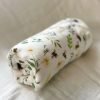 Clothing Millie & Ralph Blankets | Gilded Bird Bamboo Baby Muslin Blanket - Wild Bee