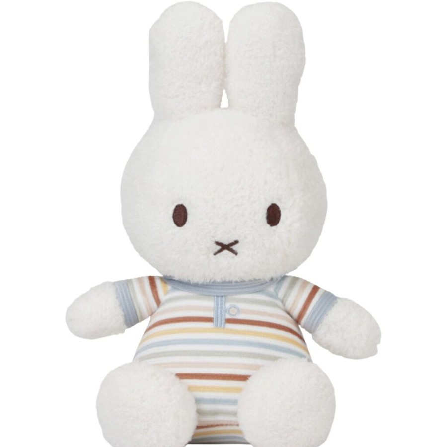 Nursery & Home Little Dutch Gifts | Little Dutch X Miffy Vintage Sunny Stripes Cuddle 60Cm