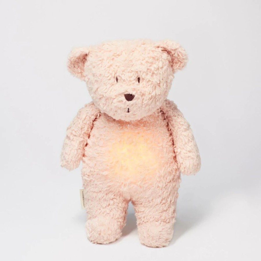 Nursery & Home Moonie Nursery Decor | Moonie - Humming Friend Bear Nightlight - Rose