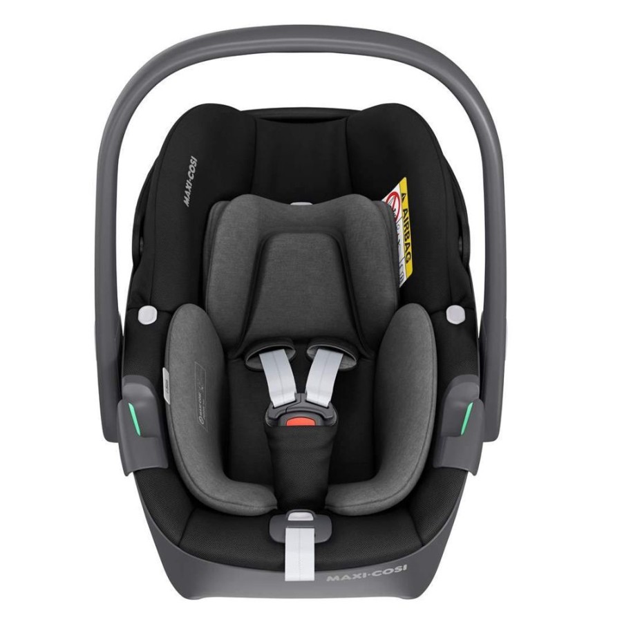 Prams & Pushchairs Millie & Ralph | Maxi-Cosi Pebble 360 Car Seat + Familyfix 360 Base - Essential Black