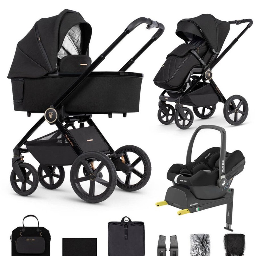 Prams & Pushchairs Venicci | Venicci Upline 3-In-1 Travel System Bundle With Maxi-Cosi Cabriofix I-