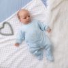 Clothing Dandelion Knitwear | Blue Teddy Knitted Onesie