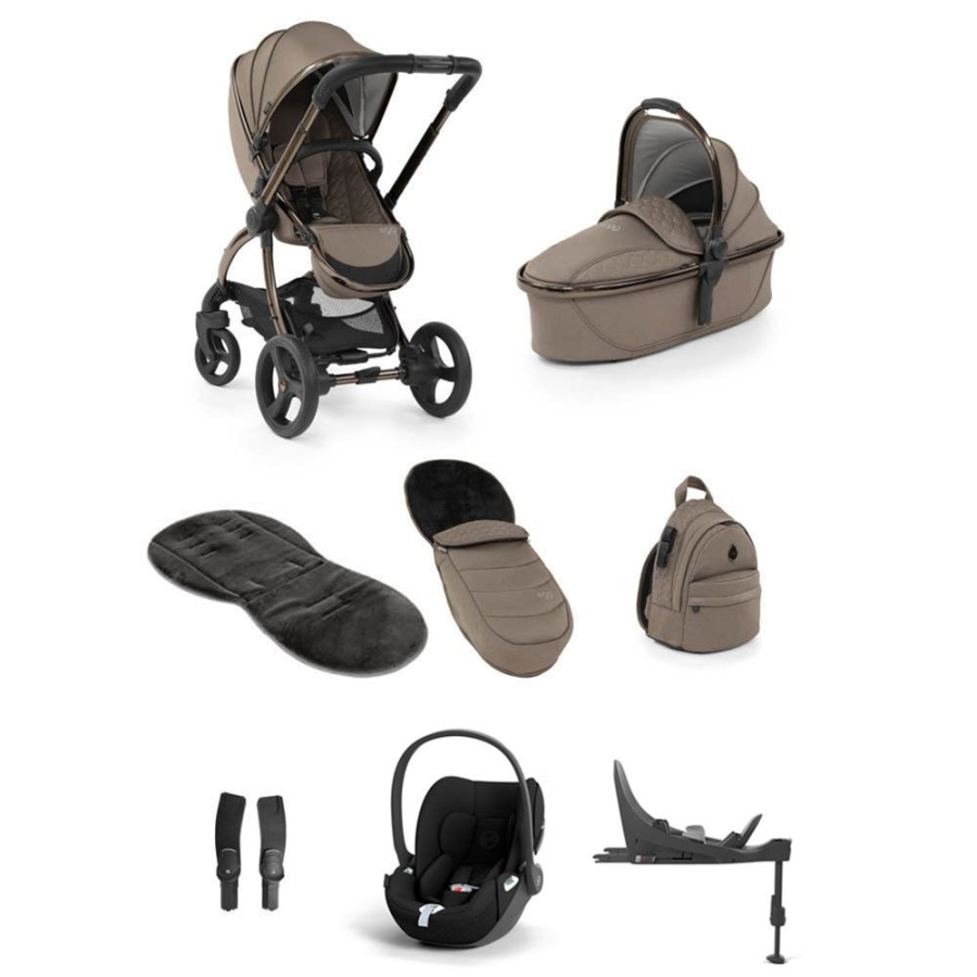 Prams & Pushchairs Egg2 | Egg 2 Luxury Travel Bundle With Cloud T I-Size - Mink