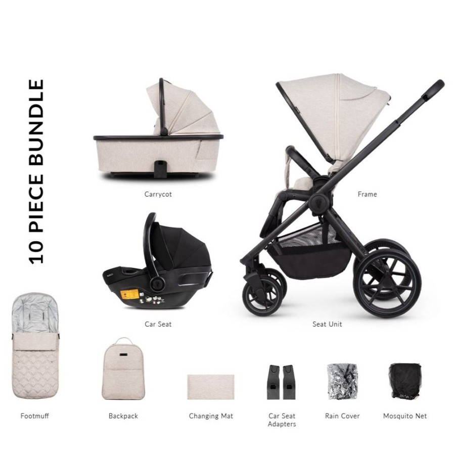 Prams & Pushchairs Venicci | Venicci Tinum Edge 3 In 1 Travel System - Dust