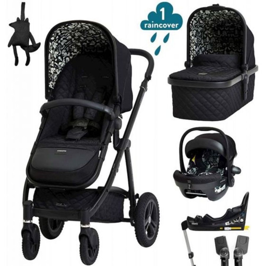 Prams & Pushchairs Cosatto | Cosatto Wow Xl Acorn I-Size Car Seat & Base Bundle - Silhouette