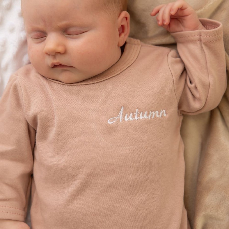 Personalised Millie & Ralph | Personalised Dusty Pink Embroidered Lounge Set