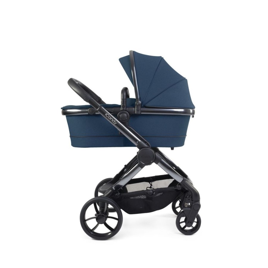 Prams & Pushchairs iCandy | Icandy Peach 7 Travel Bundle With Cloud T & Base - Phantom/Cobalt